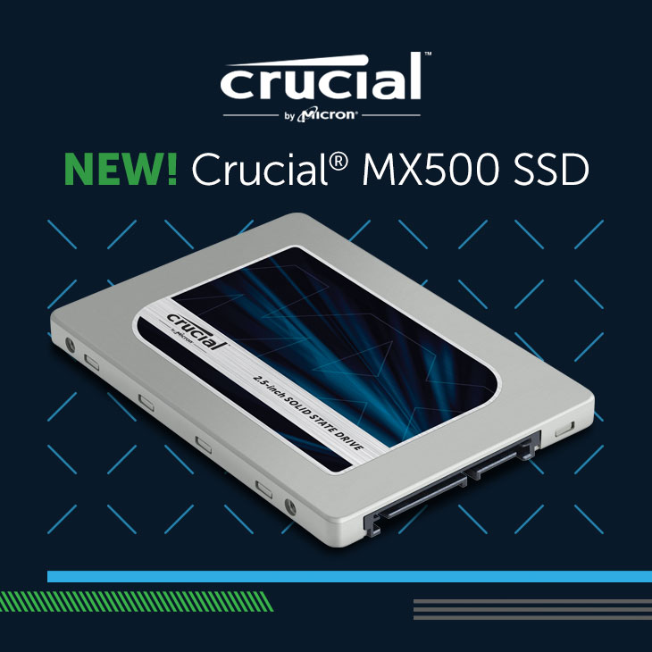 Установка ssd crucial mx500