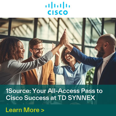 1Source: Your All-Access Pass to Cisco Success at TD SYNNEX